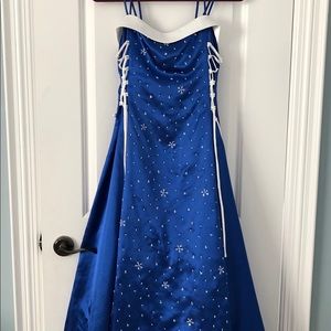 Blue Snowflake Dress